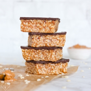 Keto Peanut Butter Rice Krispie Scotcheroo Recipe