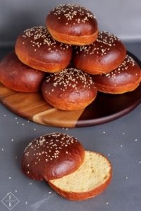 LOW CARB Brioche Buns With Yeast